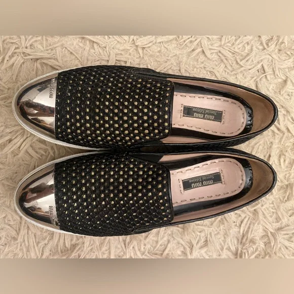 Miu Miu Slip On Sneakers Special Edition - Picture 2 of 9
